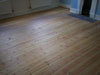 pine floor boards after being sanded